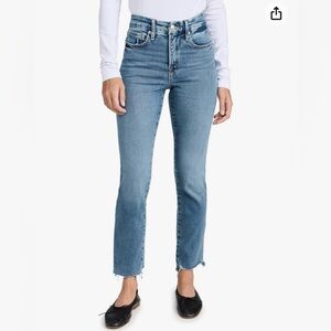 Good American Women's Good Legs Straight Jeans
